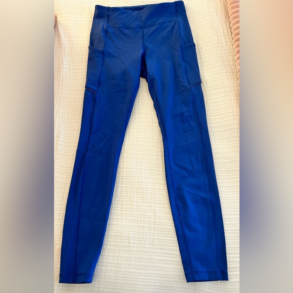 Lululemon Athletica blue leggings
